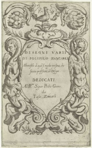 Title page: Disegni varii