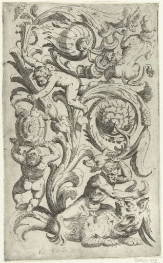 Triton seated on a monster at the bottom