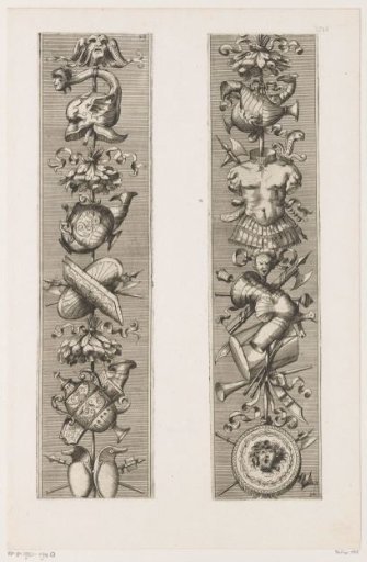 Two candelabra