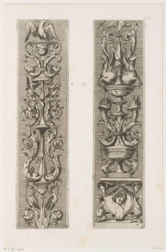 Two candelabra