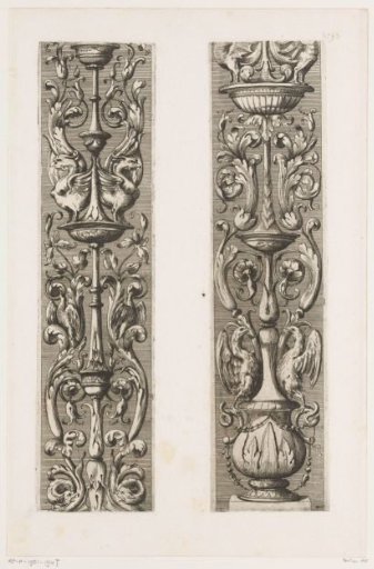 Two candelabra