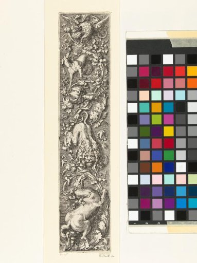Pilaster decoration with animals