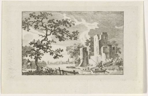 Ruin by a Canal