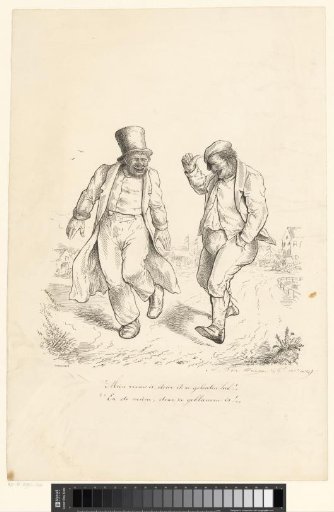Two laughing men