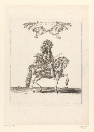 Philip II, Duke of Orléans, on horseback in Persian costume