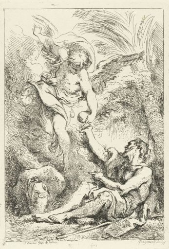 Angel Brings Bread and Water