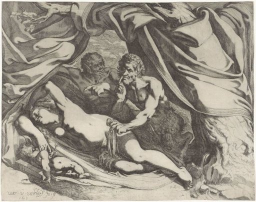 Sleeping Venus Spied Upon by Satyrs