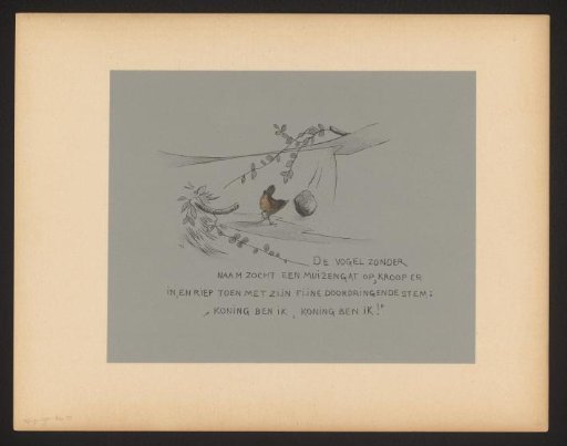 Wren at a mouse hole