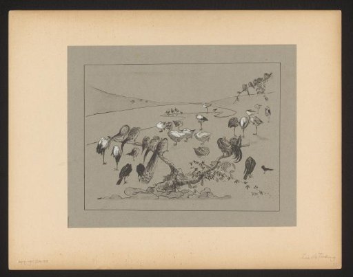 Group of sleeping birds