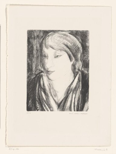 Portrait of an unknown woman