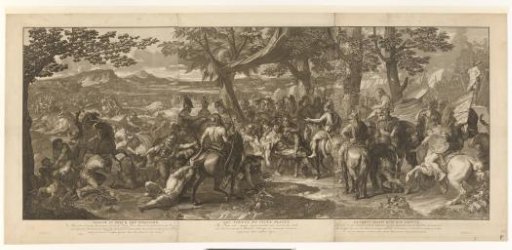 Alexander Presents a Kingdom to the Defeated Porus