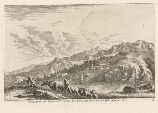 View of Hills near Rome