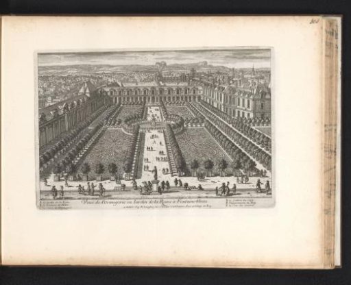 View of the Orangery of the Palace of Fontainebleau
