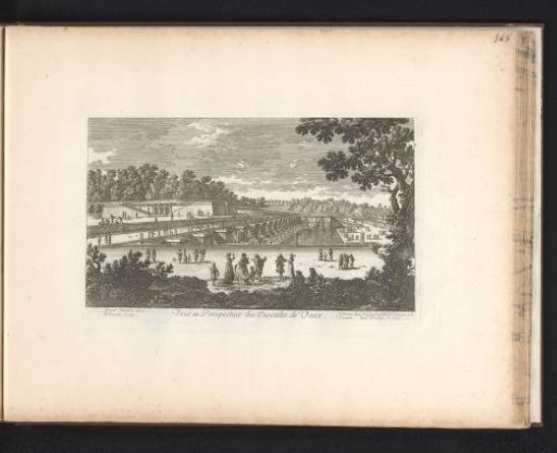 View of the Waterfalls of Vaux-le-Vicomte
