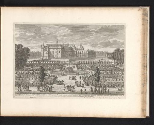 View of the Palace of Chantilly