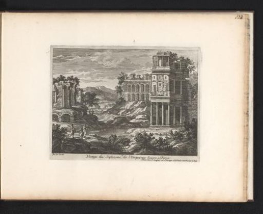 View of ruins in Rome