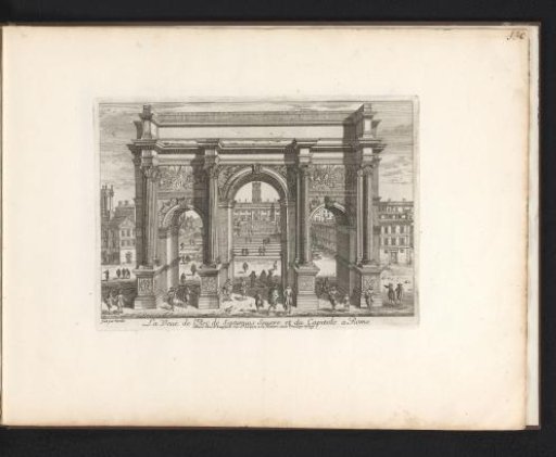 View of the Arch of Septimius Severus