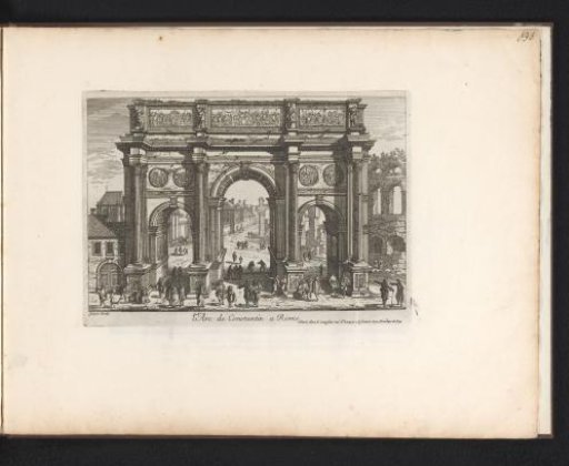 View of the Arch of Constantine