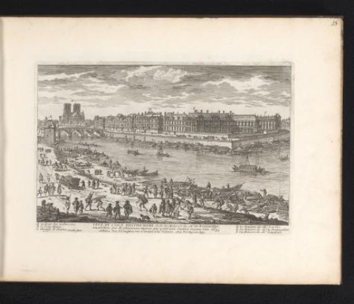 City view with the Notre-Dame