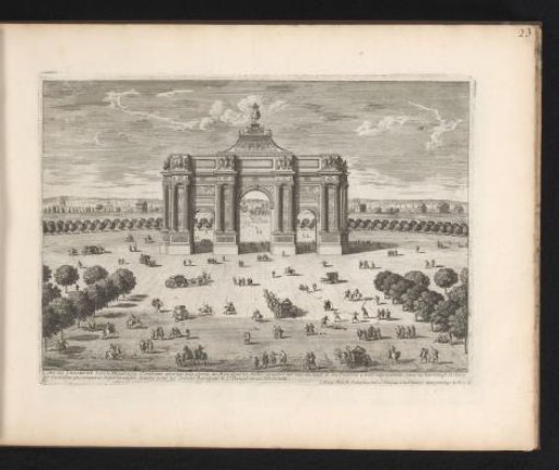 View of the Arc de Triomphe du Carrousel