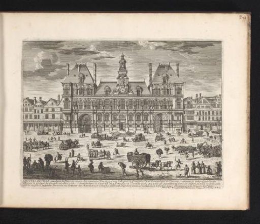 City view with the Hôtel de Ville
