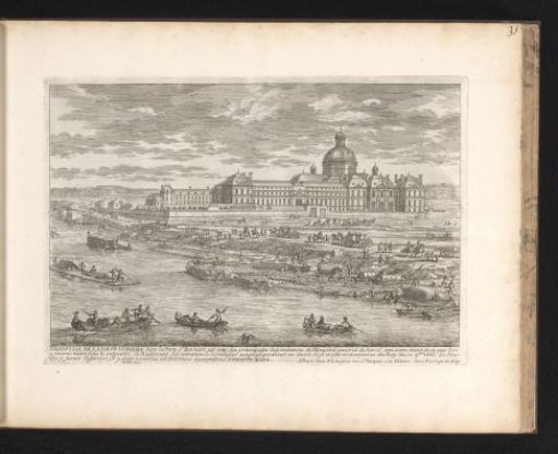 View of the Hôpital de la Salpêtrière from the Seine
