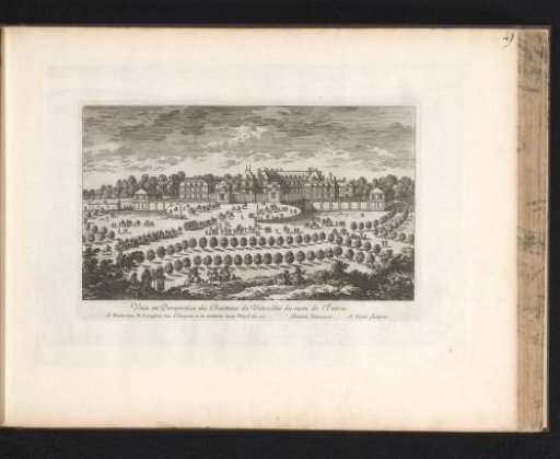 View of the Palace of Versailles