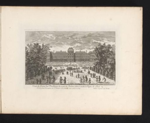 View of the Tuileries from the garden