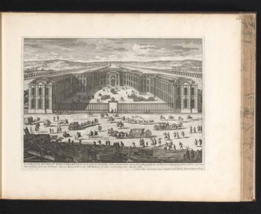 View of the stables of Versailles