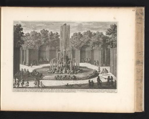 View of the Bosquet de l'Étoile at Versailles