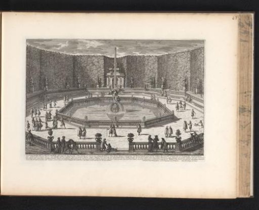 View of a fountain with Fama at Versailles