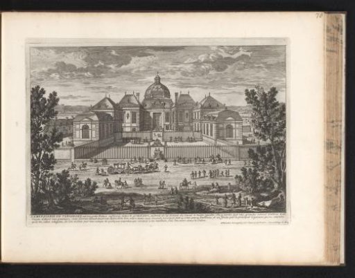 View of the menagerie of Versailles
