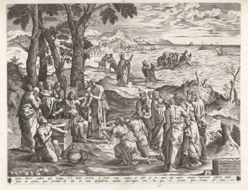The Miraculous Catch of Fishes and Meal on the Shore of the Sea of Galilee