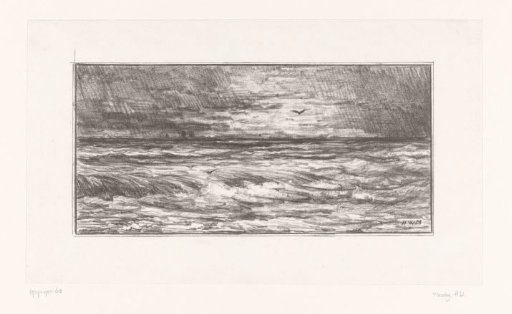 Seascape in Stormy Weather