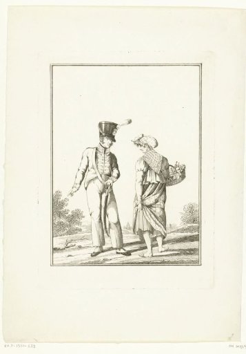 Gunner with a perfume seller