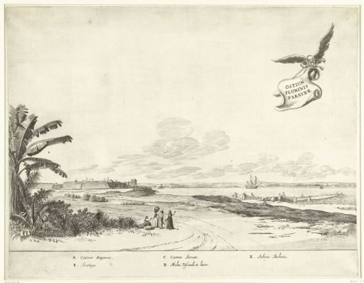 View of the Forts at the Mouth of the Paraiba, ca. 1636-1644