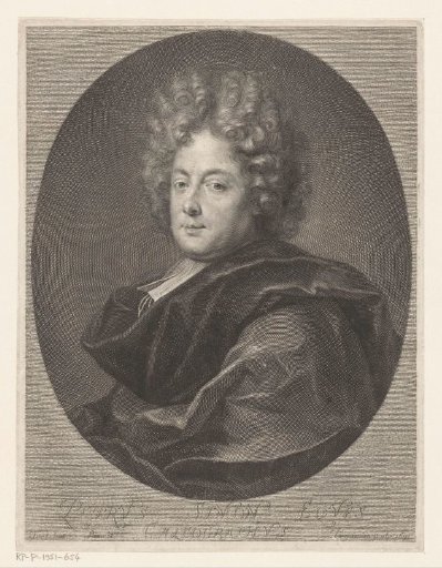 Portrait of Pierre (I) Simon in an oval