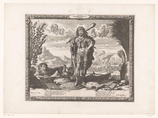 Portrait of Louis XIII as Hercules