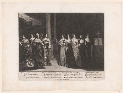 The Wise and Foolish Virgins Waiting for the Bridegroom Who Is Announced