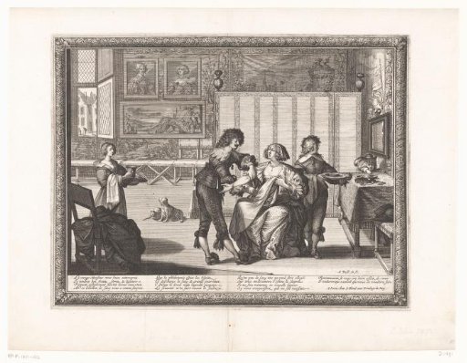 Surgeon performing a bloodletting on a woman
