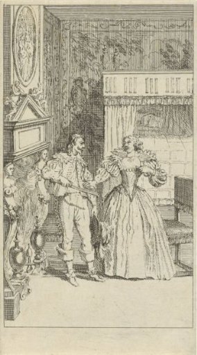 Louis XIII and His Mistress Marie de Hautefort
