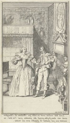 Louis XIII and His Mistress Marie de Hautefort