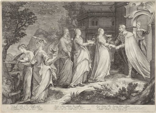 The Reception of the Wise Virgins by the Bridegroom
