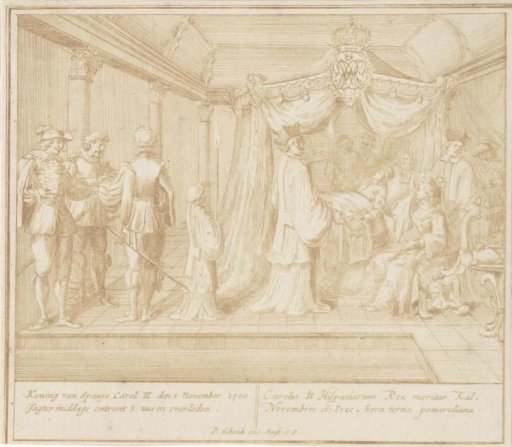 Death of King Charles II of Spain, 1700