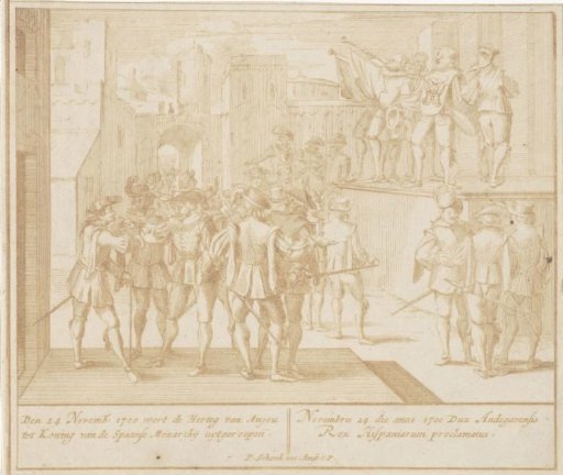 Philip of Anjou proclaimed king, 1700