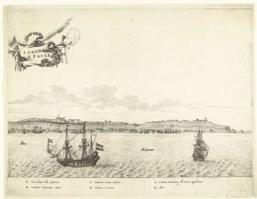 View of Luanda (right half), ca. 1641
