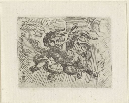 Flying putto