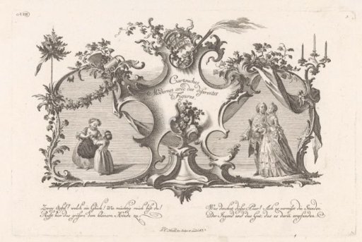 Cartouches with Four Figures