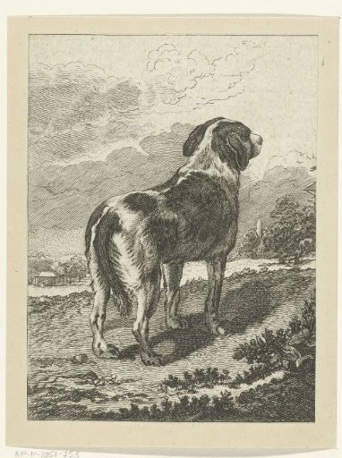Standing Dog in a Landscape