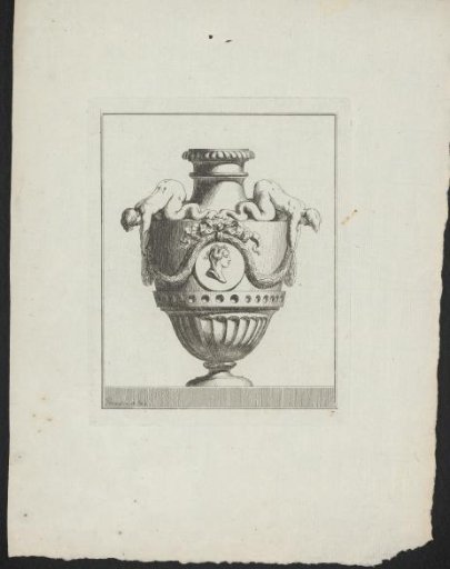 Vase with putti